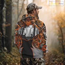 Load image into Gallery viewer, Whitetail Deer Hunting Orange Camouflage Full All-Over 3D for Men, Deer Hunting Gifts NBT242