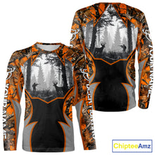 Load image into Gallery viewer, Whitetail Deer Hunting Orange Camouflage Full All-Over 3D for Men, Deer Hunting Gifts NBT242