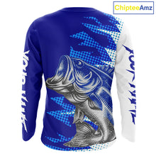 Load image into Gallery viewer, Personalized Bass Fishing Shirts, Bass Fishing Shirts Long Sleeve Fishing Tournament Shirts NBT437