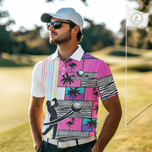 Load image into Gallery viewer, Custom Funny Golfer Animal Print Pattern Golf Polo Shirts, Golf Shirt For Men, Golf Gifts NBT702