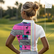 Load image into Gallery viewer, Custom Funny Golfer Animal Print Pattern Golf Polo Shirts, Golf Shirt For Women, Golf Gifts NBT702