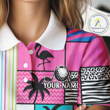 Load image into Gallery viewer, Custom Funny Golfer Animal Print Pattern Golf Polo Shirts, Golf Shirt For Women, Golf Gifts NBT702