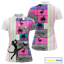 Load image into Gallery viewer, Custom Funny Golfer Animal Print Pattern Golf Polo Shirts, Golf Shirt For Women, Golf Gifts NBT702