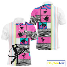Load image into Gallery viewer, Custom Funny Golfer Animal Print Pattern Golf Polo Shirts, Golf Shirt For Men, Golf Gifts NBT702
