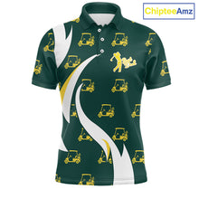 Load image into Gallery viewer, Custom Best Dad Golf Polo Shirt, Fathers Day Gift For Dad Papa, Golf Outfit, Men Polo Shirt NBT711