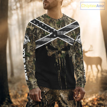 Load image into Gallery viewer, Deer Hunting Shirts with Black US Flag, Camouflage Deer Hunting Shirt, Hunting Gifts for Men NBT97