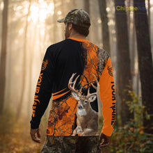 Load image into Gallery viewer, Deer Hunting Orange Camouflage 3D Prints Shirts Hunters, Best Custom Hunting Shirts NBT178