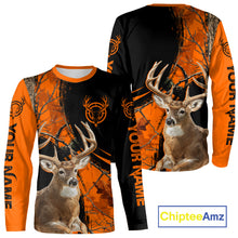 Load image into Gallery viewer, Deer Hunting Orange Camouflage 3D Prints Shirts Hunters, Best Custom Hunting Shirts NBT178