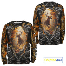 Load image into Gallery viewer, Personalized Deer Hunting 3D All Over Printed Camo Custom Name Shirt, Hunting Gift NBT311
