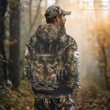 Load image into Gallery viewer, Deer Hunting 3D All Over Print Shirt Custom Brown Fall Season Camo Hunting Clothes NBT322