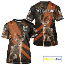 Load image into Gallery viewer, Best Custom Camouflage Whitetail Deer Hunting Shirt All-Over Print 3D For Deer Hunters NBT255