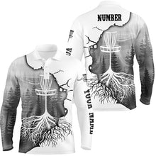 Load image into Gallery viewer, Black Forest Mens Disc Golf Polo Shirt Personalized Disc Golf Tops For Men Disc Golf Basket Shirt LDT1033