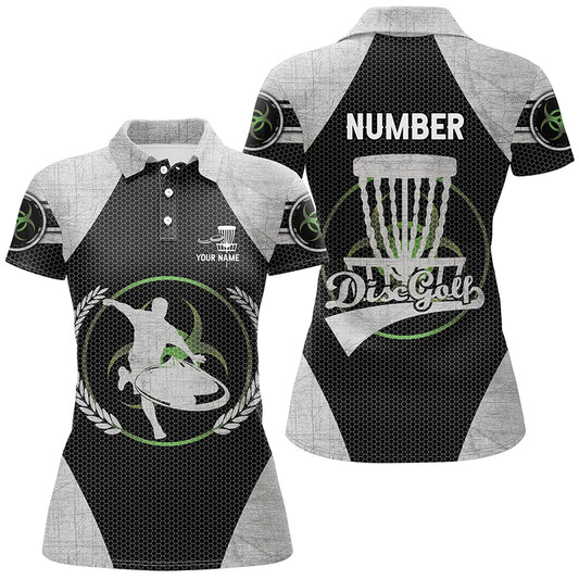Custom Name And Number Womens Disc Golf Polo Shirts Personalized Cool Golf Gifts For Women LDT0284