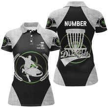 Load image into Gallery viewer, Custom Name And Number Womens Disc Golf Polo Shirts Personalized Cool Golf Gifts For Women LDT0284