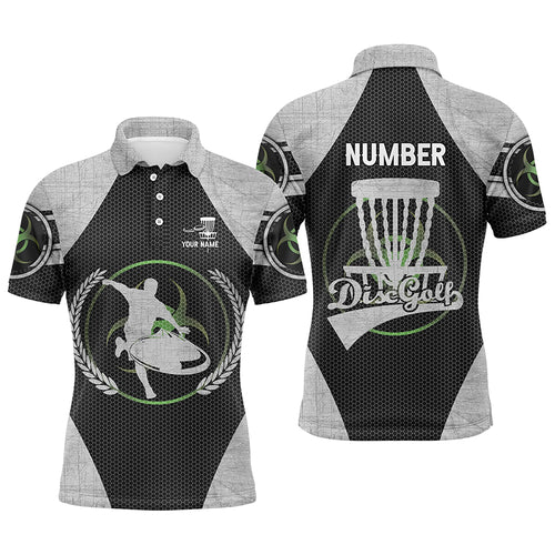 Custom Name And Number Mens Disc Golf Polo Shirts Personalized Cool Golf Gifts For Men LDT0284