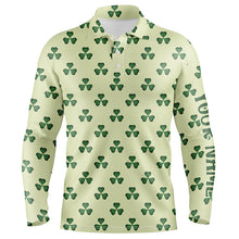 Load image into Gallery viewer, Mens Golf Polo Shirt Vintage Green Clover St Patrick Day Golf Shirts For Men Golfer Gifts LDT0988