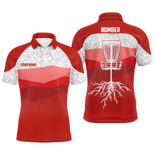 Load image into Gallery viewer, Red Mountains Golf Course Mens Disc Polo Shirt Custom Disc Golf Shirts For Men Cool Golf Gifts LDT0788