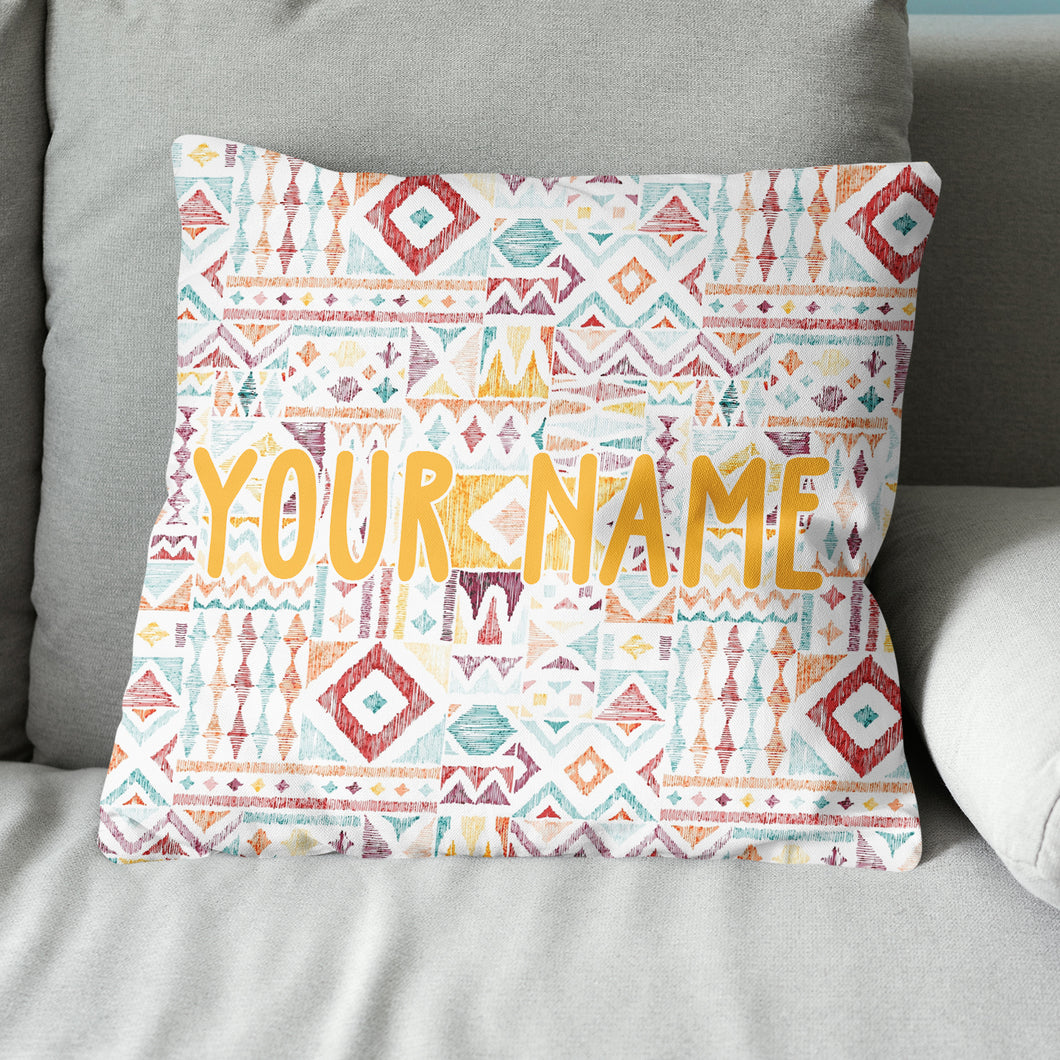 Vintage Bohemian Pattern Custom Pillow Personalized Golf Gifts LDT1129