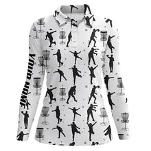 Load image into Gallery viewer, Disc Golfers Seamless Womens Disc Golf Polo Shirts Custom Disc Golf Tops For Women Golf Gifts LDT1345