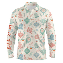 Load image into Gallery viewer, Pastel Christmas Seamless Mens Golf Polo Shirt Retro Custom Funny Golf Shirts For Men Golf Gifts LDT1022