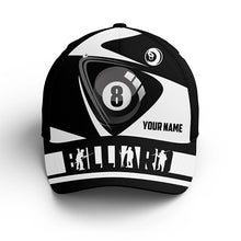 Load image into Gallery viewer, 3D Billiards Custom Hat For Pool Hall Sport Lover Team Player, Personalized Top Hat Billiards VHM0260