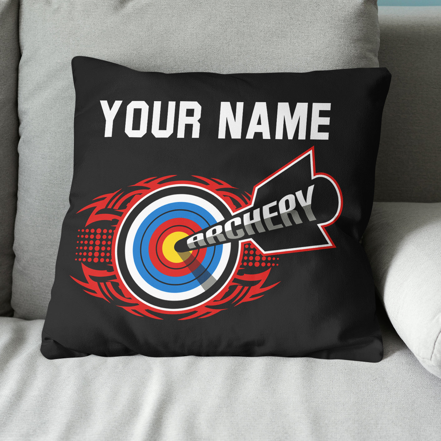 Personalized Bow And Arrow Archery Pillow Custom Gift For Archery Lovers VHM0857