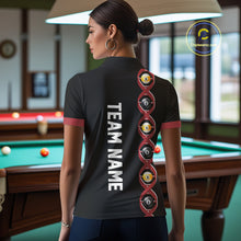 Load image into Gallery viewer, DNA Billiard 8 Ball &amp; 9 Ball Shirts For Women Custom Funny Pool Billiard Jerseys Team Polo &amp; 1/4 Zip TDM3863