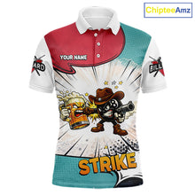 Load image into Gallery viewer, Funny Beer 8 Ball Pool Billiard Shirt For Men Custom Billiard Team Jersey Polo &amp; 1/4 Zip TDM6052
