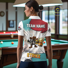 Load image into Gallery viewer, Funny Beer 8 Ball Pool Billiard Shirt For Women Custom Billiard Team Jersey Polo &amp; 1/4 Zip TDM6052