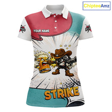 Load image into Gallery viewer, Funny Beer 8 Ball Pool Billiard Shirt For Women Custom Billiard Team Jersey Polo &amp; 1/4 Zip TDM6052