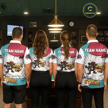 Load image into Gallery viewer, Funny Beer 8 Ball Pool Billiard Shirt For Women Custom Billiard Team Jersey Polo &amp; 1/4 Zip TDM6052