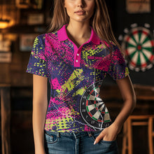 Load image into Gallery viewer, Grunge Colorful Lightning Darts Shirts For Women Custom Funny Dart Jersey TDM3543