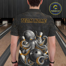 Load image into Gallery viewer, Personalized Funny Octopus Bowling Jersey For Men Custom Bowling Team Shirts Polo &amp; Quarter Zip TDM6518