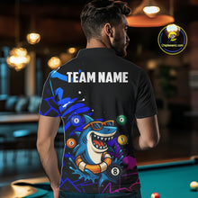 Load image into Gallery viewer, Funny Shark Pool Balls Men&#39;s Billiard Shirts Custom Billiard Jerseys, Billiard Team Shirts TDM4076