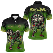 Load image into Gallery viewer, Funny Zombie Dart Shirt With Pocket Option For Men Custom Dart Team Jerseys TDM3805