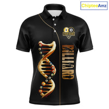 Load image into Gallery viewer, Funny DNA Yin-Yang Billiard Shirt For Men Custom Pool &amp; Beer That's Why I'm Here Billiard Jersey TDM6446