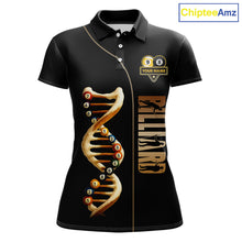 Load image into Gallery viewer, Funny DNA Yin-Yang Billiard Shirt For Women Custom Pool &amp; Beer That's Why I'm Here Billiard Jersey TDM6446