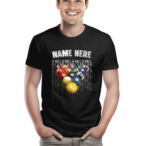 Custom Grunge 8 Ball Pool T-Shirts, Billiard Team League Shirts, Gifts For Pool Player TDM3950
