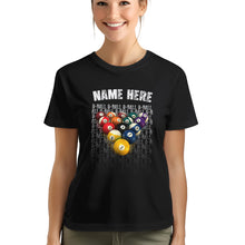 Load image into Gallery viewer, Custom Grunge 8 Ball Pool T-Shirts, Billiard Team League Shirts, Gifts For Pool Player TDM3950