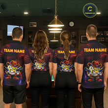 Load image into Gallery viewer, Funny Neon 9 Ball Billiard Shirt For Men Custom Pool Team Shirt, Billiard Jersey Polo &amp; 1/4 Zip TDM6248