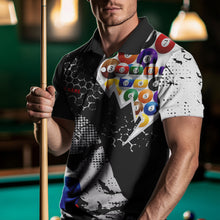 Load image into Gallery viewer, Personalized Grunge Style 10 Ball Billiard Shirts For Men Custom 10 Ball Pool Billiard Team Jerseys TDM3486