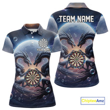 Load image into Gallery viewer, Personalized Dragon Darts Shirt For Women Custom Dragon Darts League Team Jersey Polo &amp; 1/4 Zip TDM4876