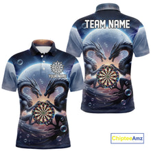 Load image into Gallery viewer, Personalized Dragon Darts Shirt For Men Custom Dragon Darts League Team Jersey Polo &amp; 1/4 Zip TDM4876