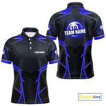 Load image into Gallery viewer, 10 Ball Billiard Jerseys For Men Custom Polo &amp; Quarter-Zip Billiard Team Shirt, 10 Ball Pool Shirt TDM3831