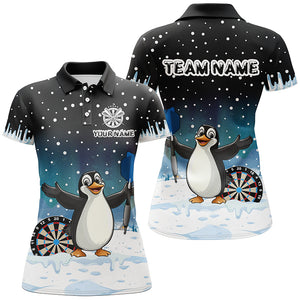 Funny Snow Winter Darts Shirts For Women Custom Darts Jerseys, Christmas Gifts For Darts Lover TDM2685