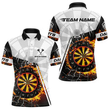 Load image into Gallery viewer, Personalized Dartboard Fire Break Glass Dart Shirts For Men Darts Jerseys TDM3607
