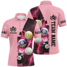Load image into Gallery viewer, Custom Multicolor Billiard Balls Thunder Lightning Billiard Shirts For Player, Best Billiard Jerseys TDM1671