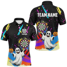 Load image into Gallery viewer, Colorful Dartboard Funny Ghostly Custom Halloween Darts Shirt For Men Halloween Darts Gifts TDM2655