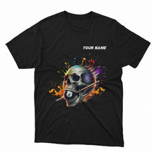 Load image into Gallery viewer, It&#39;s A Ball Control Funny Colorful Skull Billiard T-Shirts Custom 8 Ball Pool Shirt For Team Player TDM3919