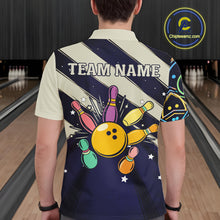 Load image into Gallery viewer, Personalized Funny Neon Bowling Shirt For Men, Retro Bowling Team Jersey Polo &amp; 1/4 Zip TDM6461